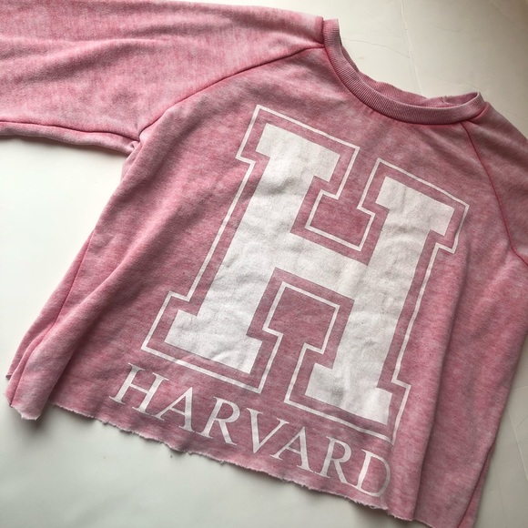 L.O.L. Vintage Tops - HARVARD CROP CREW NECK